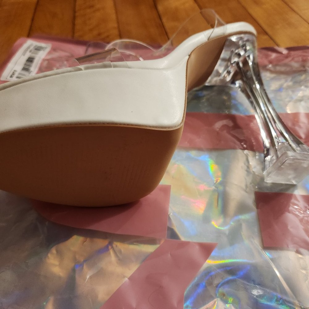 Clear Heel Platform Shoe